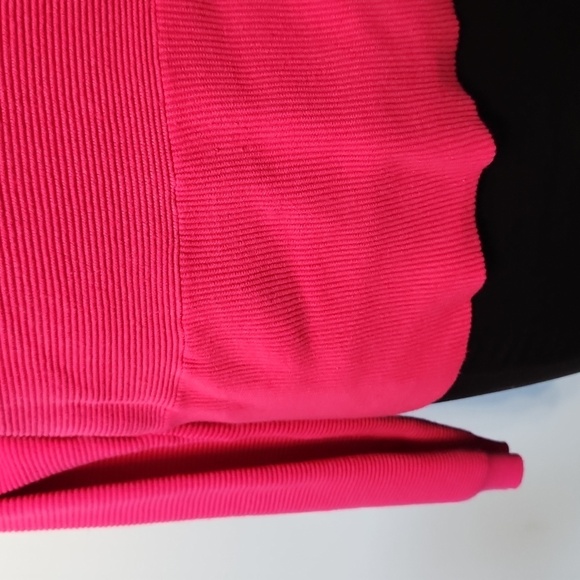 Nine West Bright Pink Ribbed Sweater - Picture 6 of 14